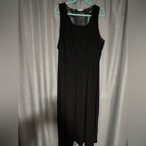 Maurices Black Sleeveless Maxi Dress